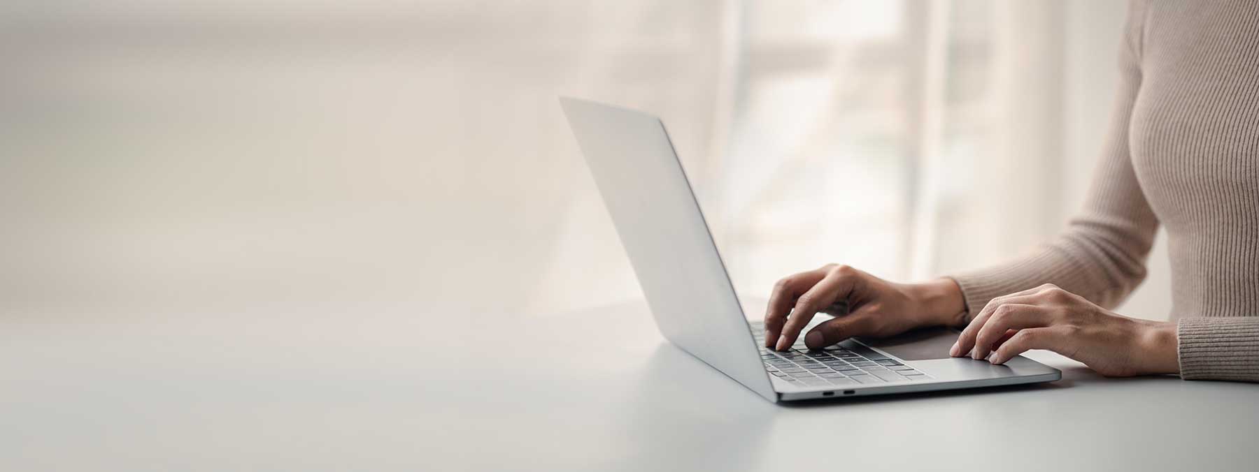 students studying online