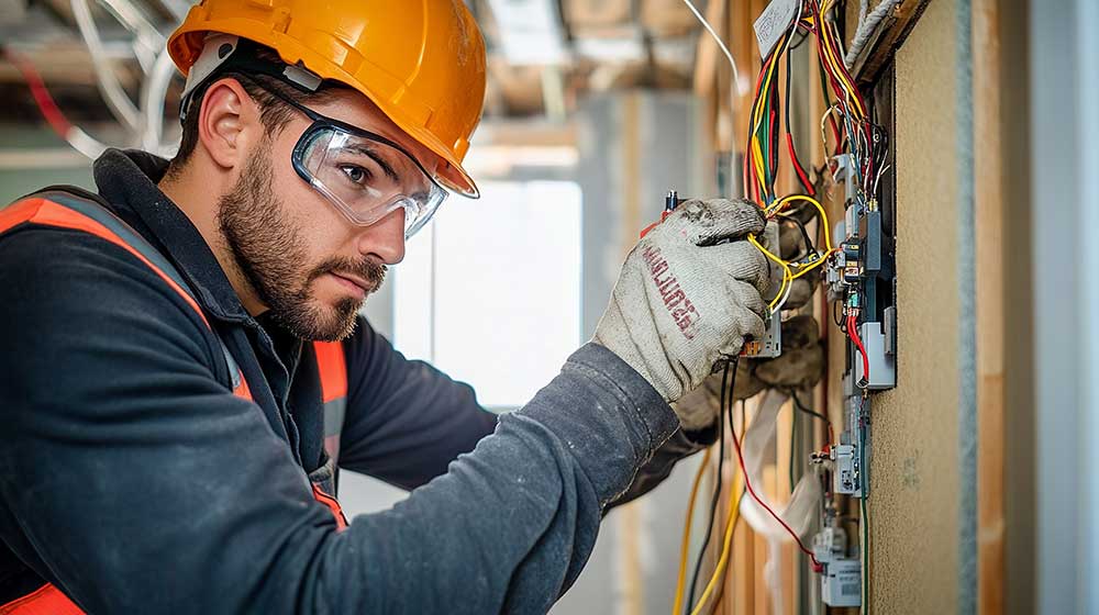 Electrician working in Florida