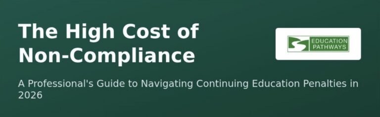How to Avoid Penalties for Not Completing Continuing Education in 2026