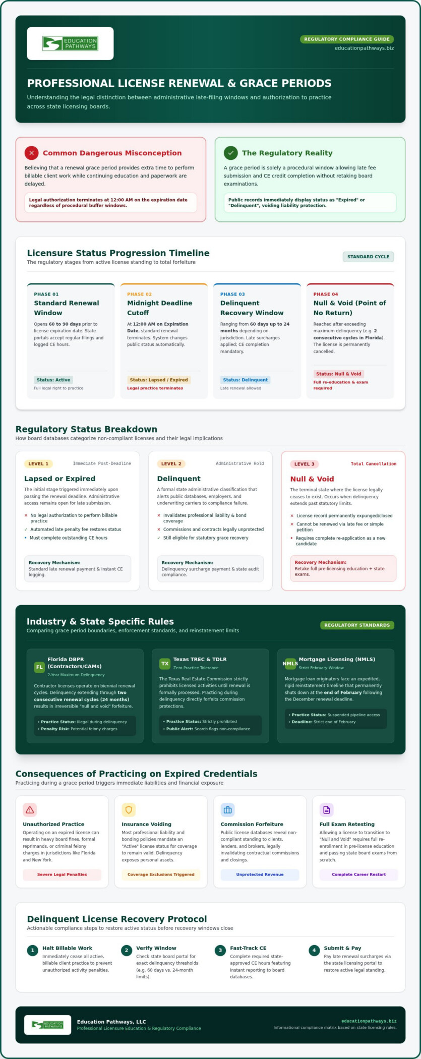 Professional License Renewal Grace Period Guide